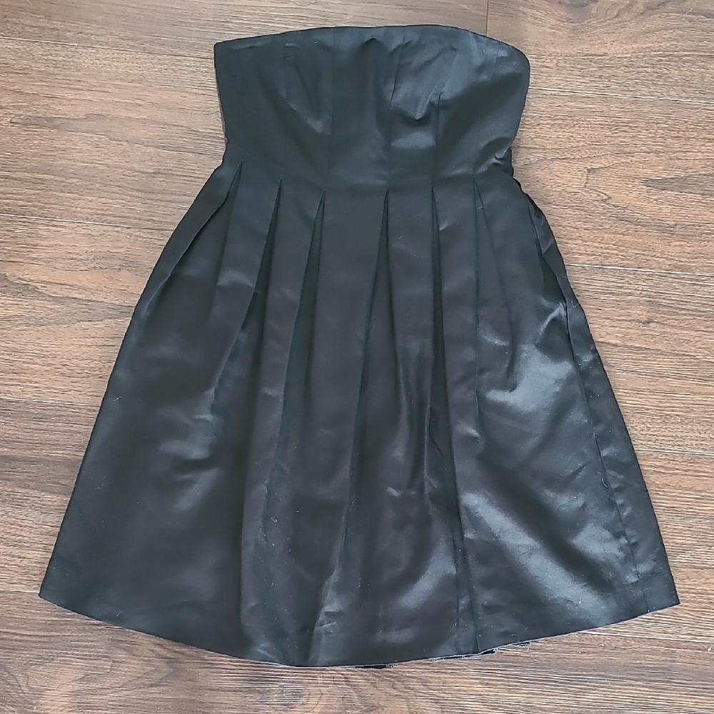 J. Crew Classic Black Strapless Dress size 4